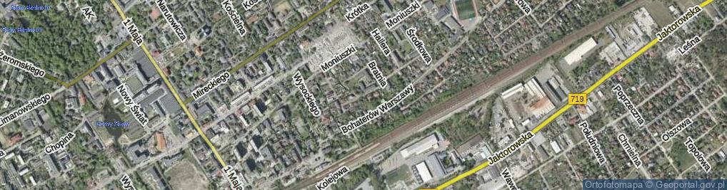 Zdjęcie satelitarne Hulki-Laskowskiego Pawła ul.