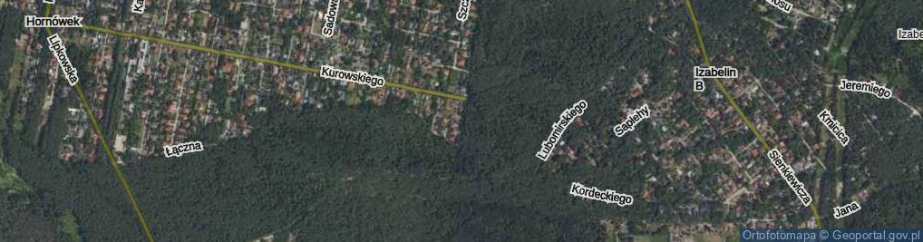 Zdjęcie satelitarne I Poprzeczna ul.