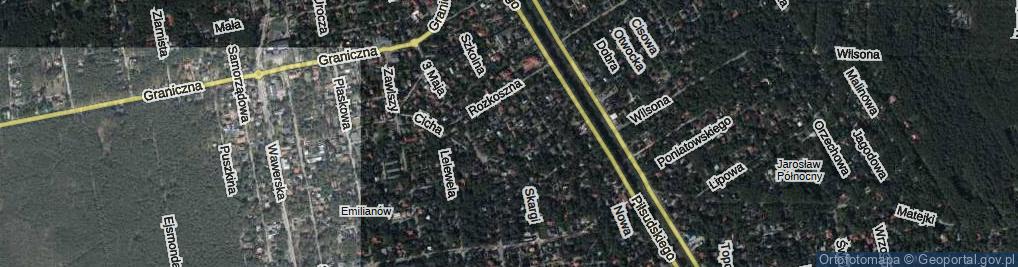 Zdjęcie satelitarne Iglasta ul.