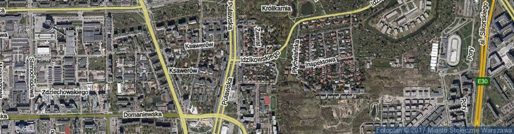 Zdjęcie satelitarne Ikara ul.
