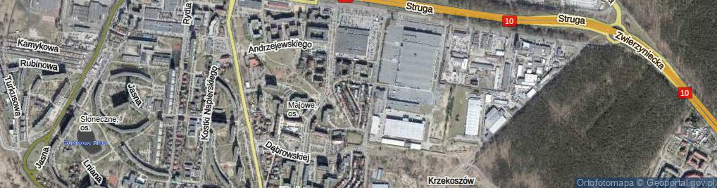 Zdjęcie satelitarne Iłłakowiczówny Kazimiery ul.