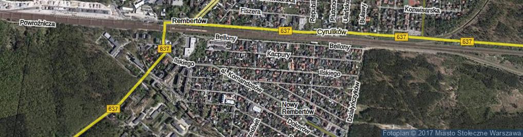 Zdjęcie satelitarne Ilskiego Franciszka ul.