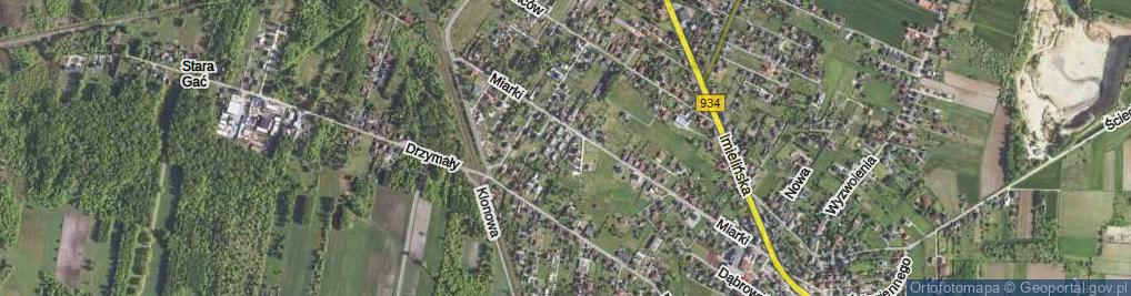 Zdjęcie satelitarne Imielin ul.