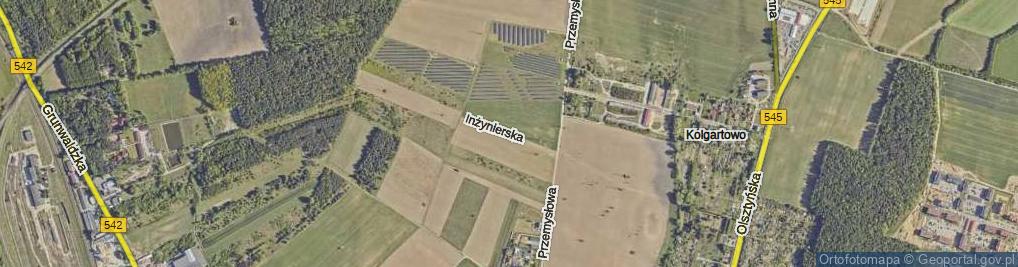 Zdjęcie satelitarne Inżynierska ul.