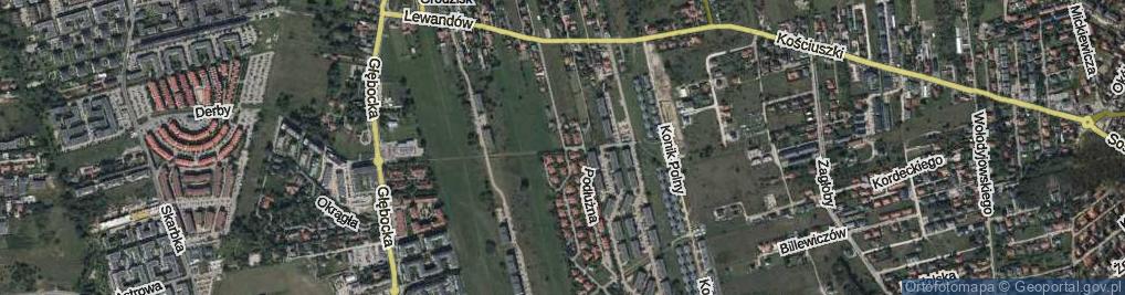 Zdjęcie satelitarne Internetowa ul.