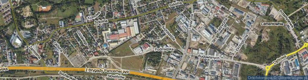 Zdjęcie satelitarne Inżynierska ul.