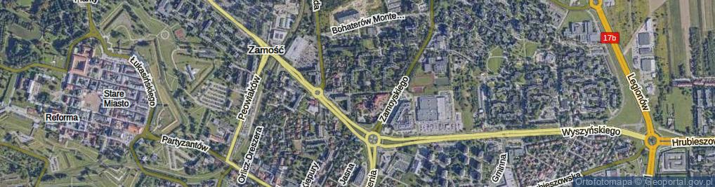 Zdjęcie satelitarne Infułacka ul.