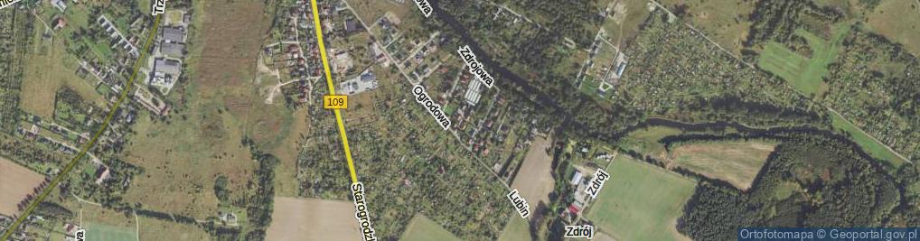 Zdjęcie satelitarne Irysowa ul.