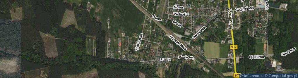 Zdjęcie satelitarne Irysowa ul.