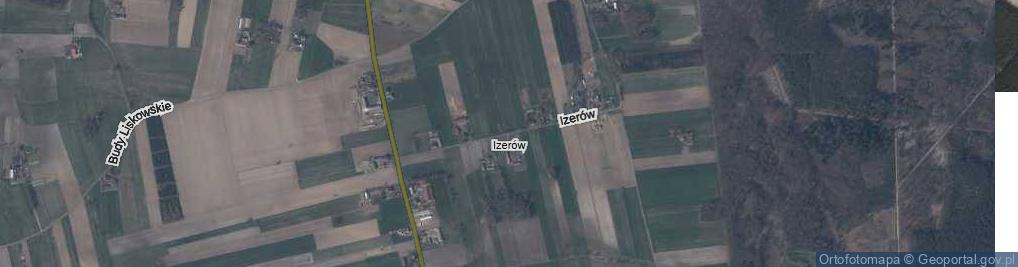 Zdjęcie satelitarne Izerów ul.