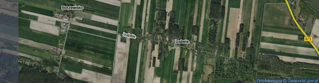 Zdjęcie satelitarne Izabela ul.