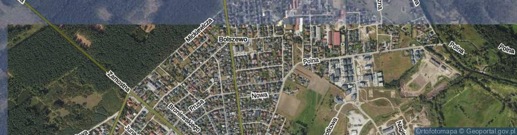 Zdjęcie satelitarne Jana Pawła II ul.