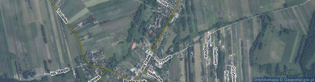 Zdjęcie satelitarne Jana Pawła II ul.