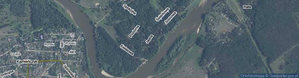 Zdjęcie satelitarne Jasna ul.