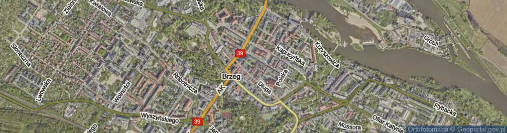 Zdjęcie satelitarne Jabłkowa ul.