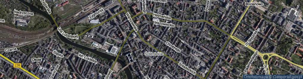 Zdjęcie satelitarne Jankowskiego Szczepana ul.