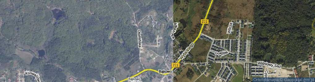 Zdjęcie satelitarne Jaskółki ul.