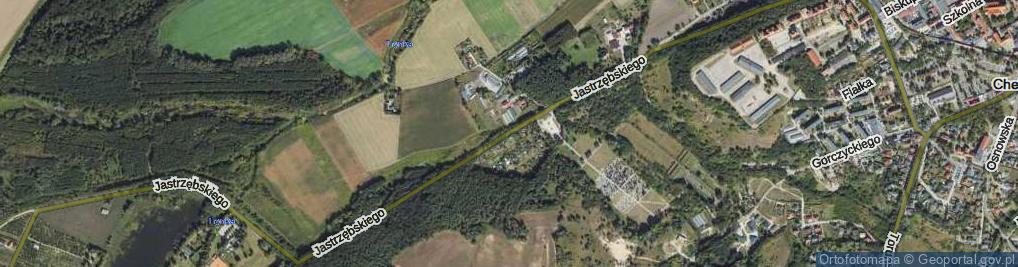 Zdjęcie satelitarne Jastrzębskiego, gen. ul.