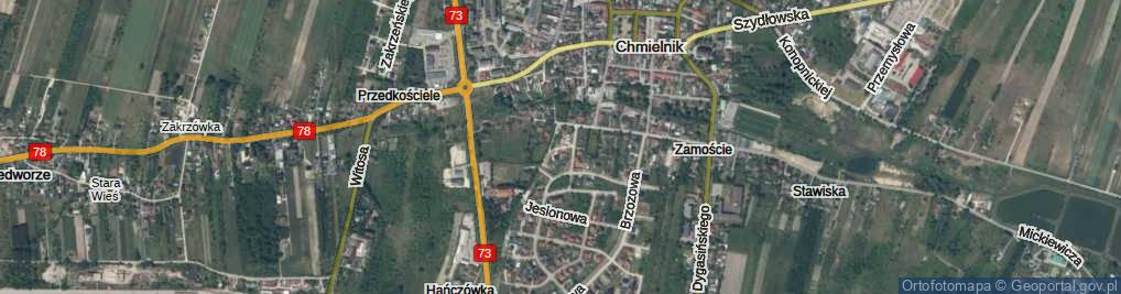 Zdjęcie satelitarne Jałowcowa ul.