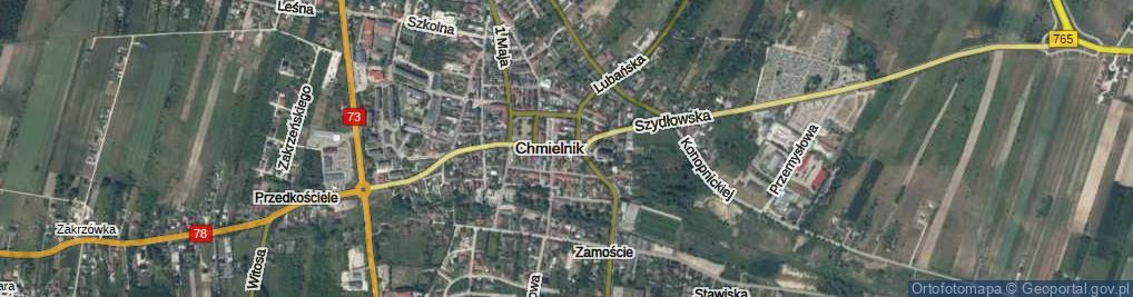 Zdjęcie satelitarne Jana Pawła II ul.