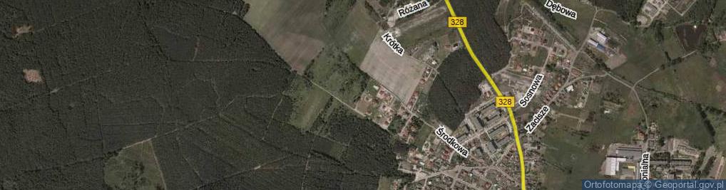 Zdjęcie satelitarne Jagodowa ul.