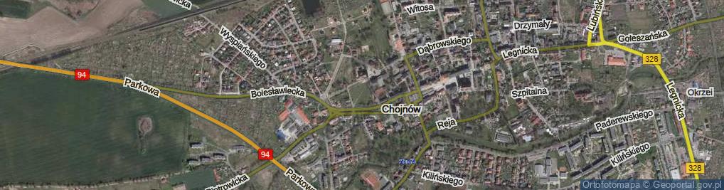 Zdjęcie satelitarne Jana Pawła II ul.