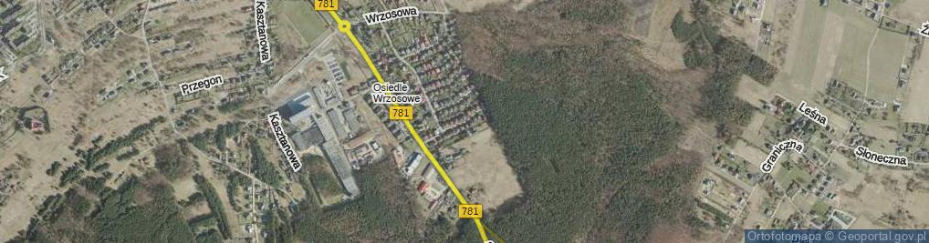 Zdjęcie satelitarne Jaśminowa ul.