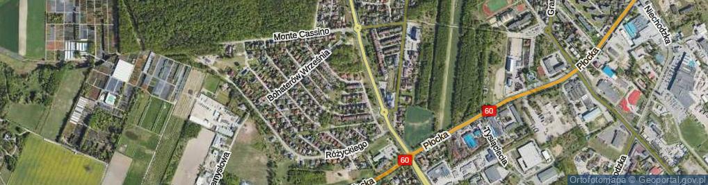 Zdjęcie satelitarne Jaracza Stefana ul.