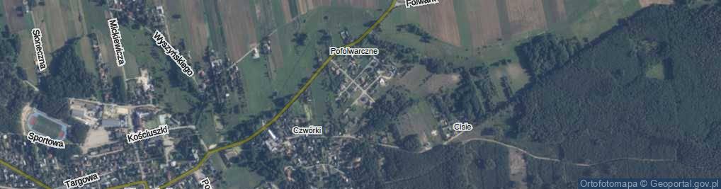 Zdjęcie satelitarne Jaśminowa ul.