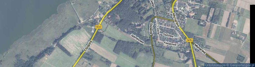 Zdjęcie satelitarne Jaśminowa ul.