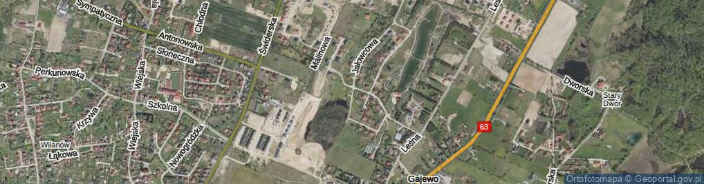 Zdjęcie satelitarne Jałowcowa ul.