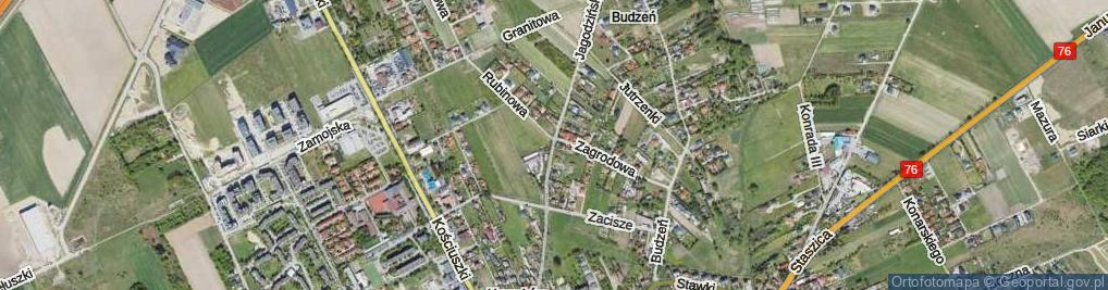 Zdjęcie satelitarne Jagodzińska ul.