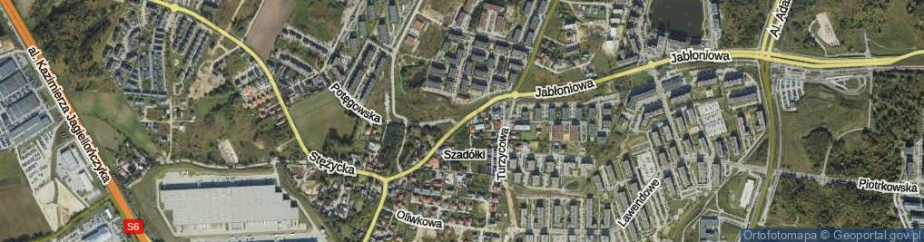 Zdjęcie satelitarne Jabłoniowa ul.