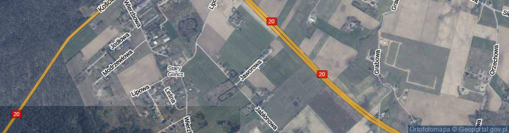 Zdjęcie satelitarne Jaworowa ul.