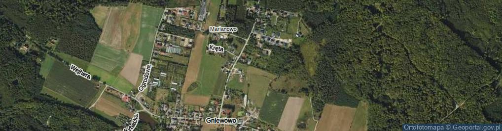 Zdjęcie satelitarne Jabłoniowa ul.