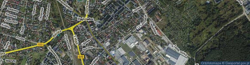 Zdjęcie satelitarne Jarzębinowa ul.