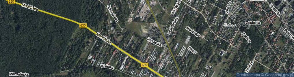 Zdjęcie satelitarne Janowska ul.