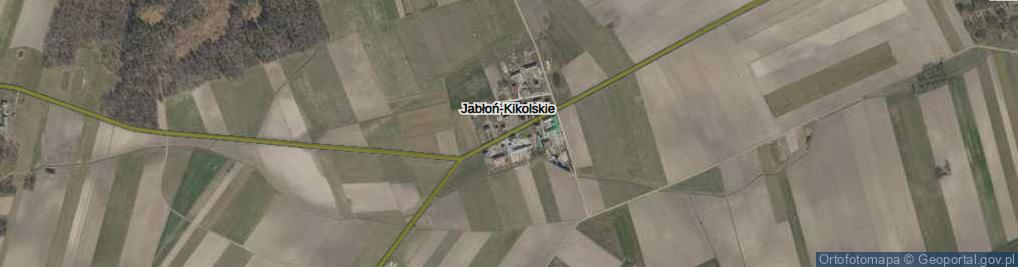 Zdjęcie satelitarne Jabłoń-Kikolskie ul.