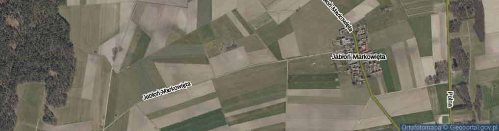 Zdjęcie satelitarne Jabłoń-Markowięta ul.