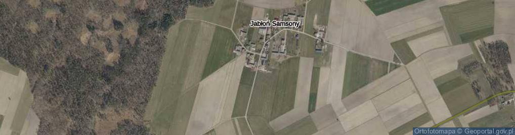 Zdjęcie satelitarne Jabłoń-Samsony ul.