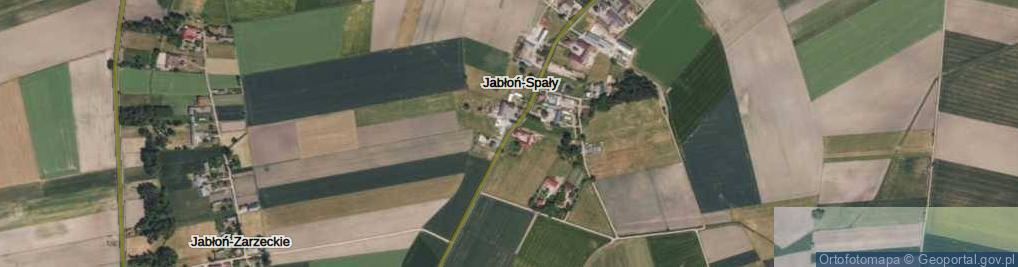 Zdjęcie satelitarne Jabłoń-Spały ul.