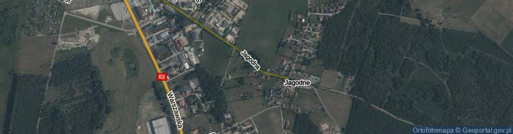 Zdjęcie satelitarne Jagodna ul.