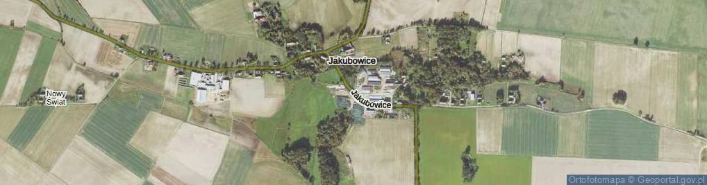 Zdjęcie satelitarne Jakubowice ul.