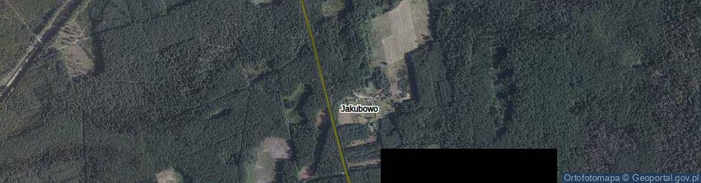 Zdjęcie satelitarne Jakubowo ul.