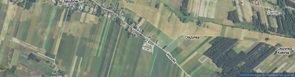 Zdjęcie satelitarne Jakubów ul.