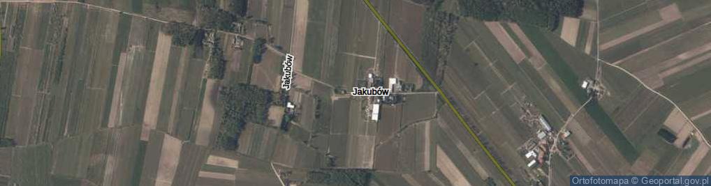 Zdjęcie satelitarne Jakubów ul.