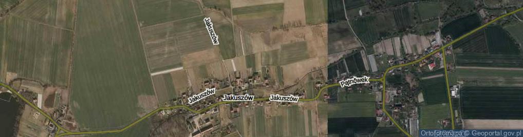 Zdjęcie satelitarne Jakuszów ul.