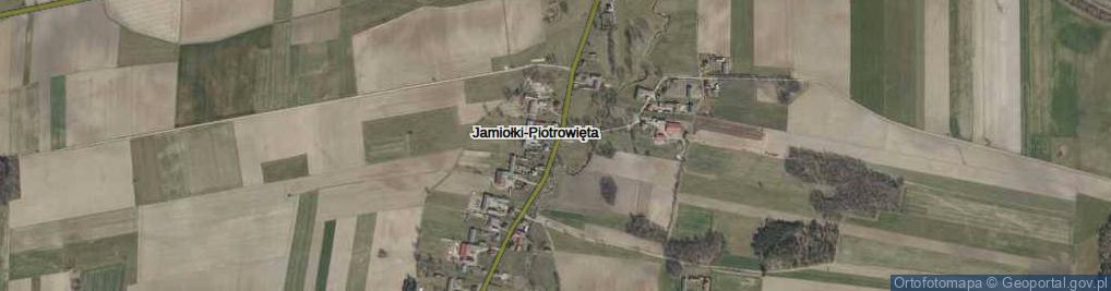 Zdjęcie satelitarne Jamiołki-Piotrowięta ul.