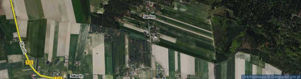 Zdjęcie satelitarne Jamno ul.
