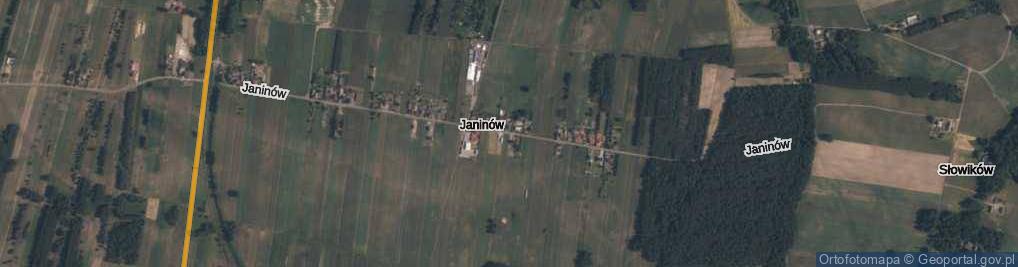 Zdjęcie satelitarne Janinów ul.